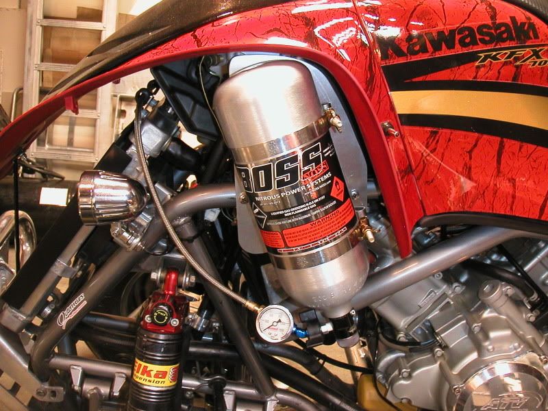 My Boss Noss nitrous kit install Kawasaki ATV Forum